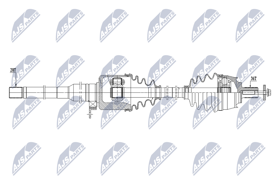 NTY NPW-VV-178 Antriebswelle