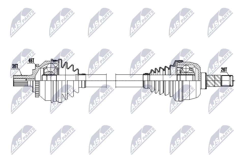 NTY NPW-VV-183 Drive Shaft