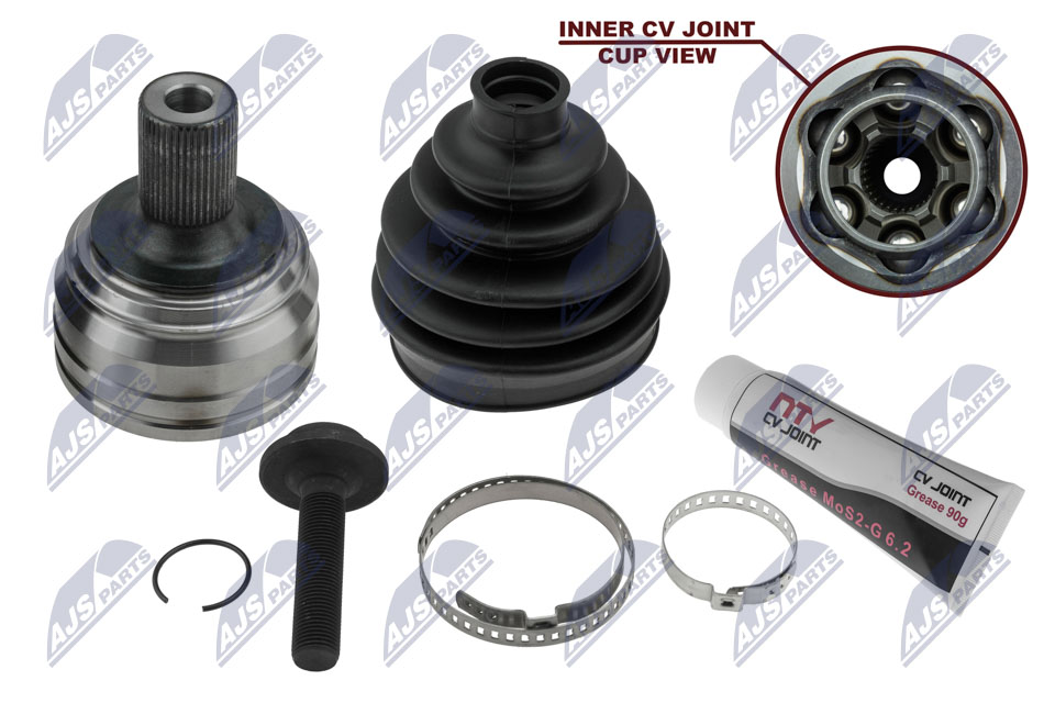 NTY NPZ-VW-044 Шарнирный комплект, приводной вал