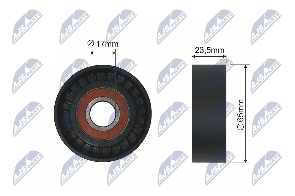NTY RNK-AR-008 Spannrolle, Keilrippenriemen