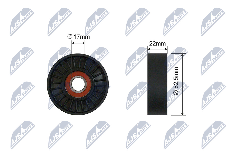 NTY RNK-AR-015 Spannrolle, Keilrippenriemen