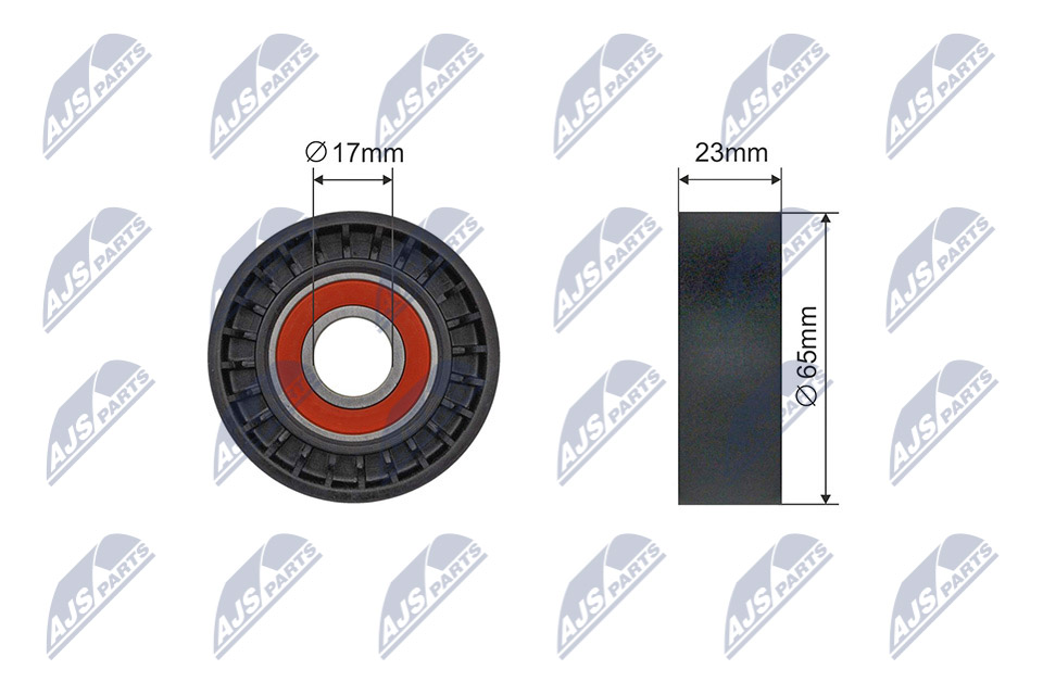 NTY RNK-AR-019 Spannrolle, Keilrippenriemen
