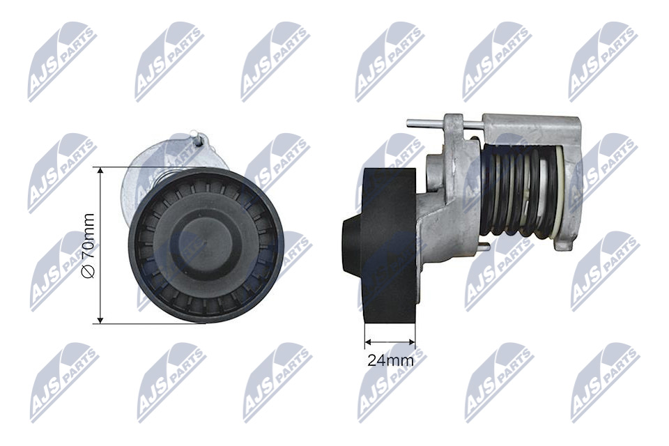 NTY RNK-AU-029 Spannrolle, Keilrippenriemen