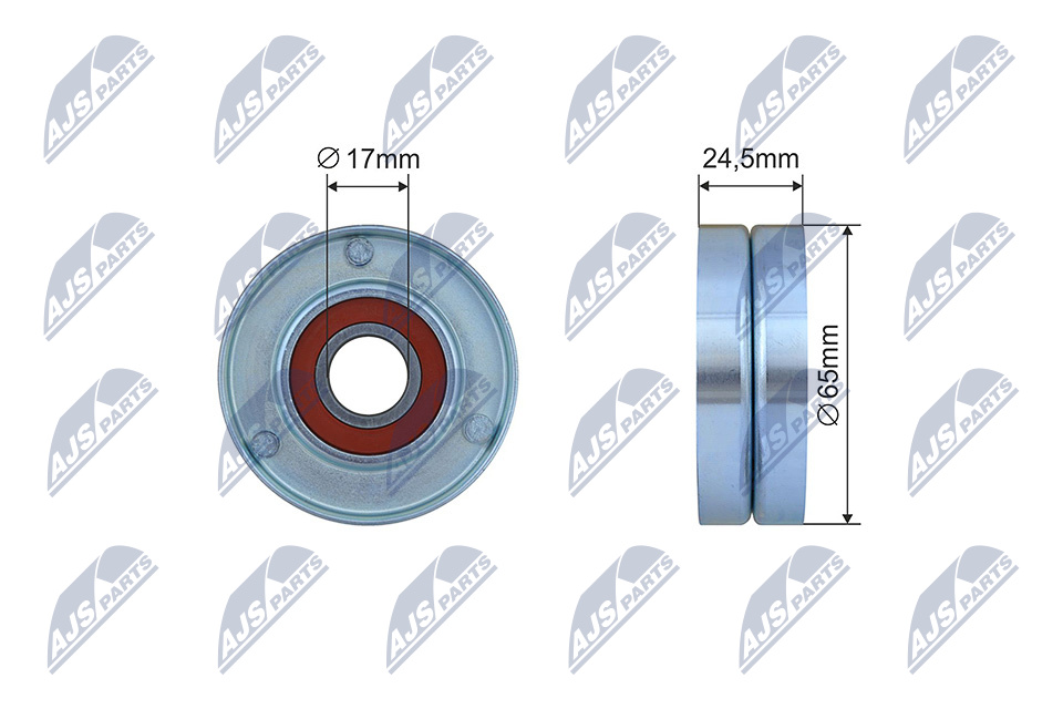 NTY RNK-AU-058 Spannrolle, Keilrippenriemen