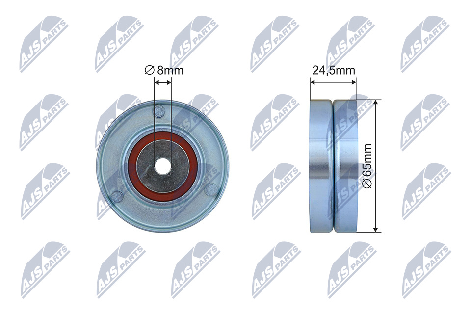 NTY RNK-AU-069 Spannrolle, Keilrippenriemen