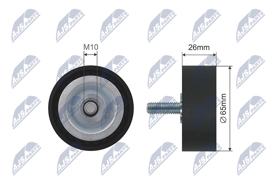 NTY RNK-BM-002B Spannrolle, Keilrippenriemen
