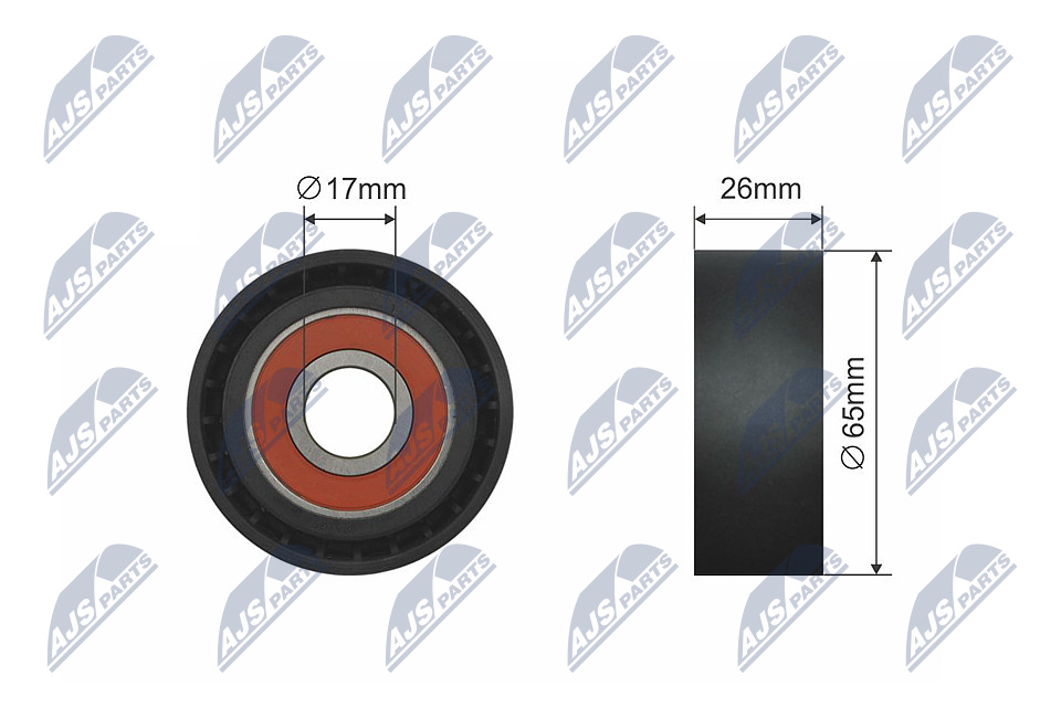 NTY RNK-BM-024 Spannrolle, Keilrippenriemen