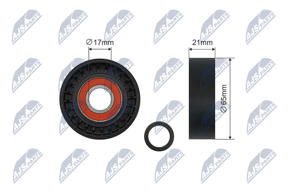 NTY RNK-BM-053 Spannrolle, Keilrippenriemen