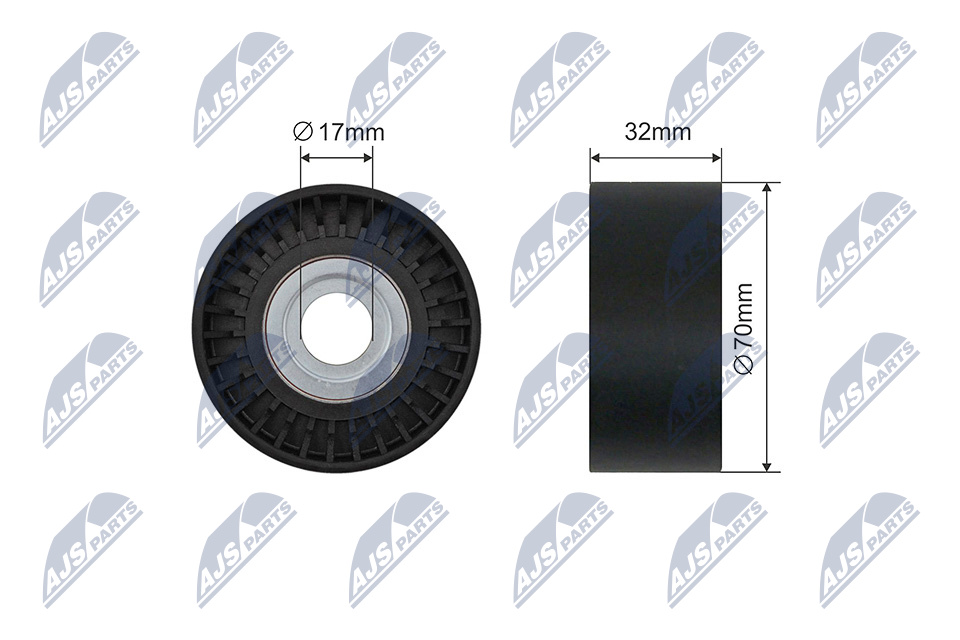 NTY RNK-BM-055 Spannrolle, Keilrippenriemen