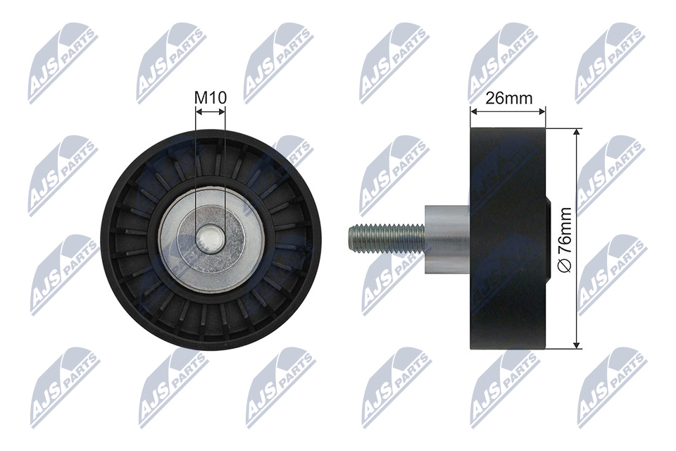 NTY RNK-BM-058 Spannrolle, Keilrippenriemen