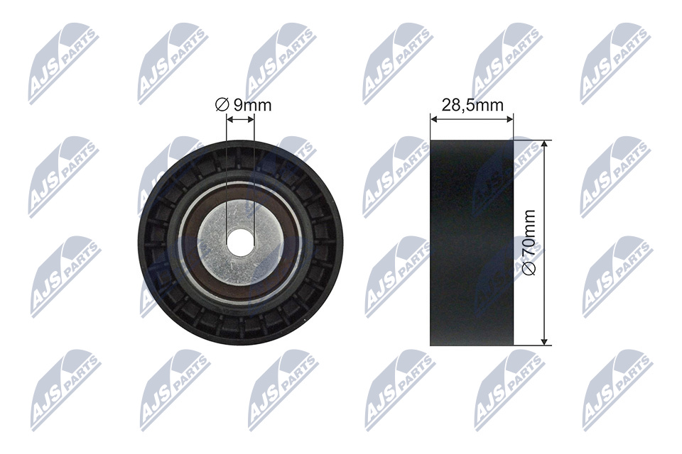 NTY RNK-BM-061 Spannrolle, Keilrippenriemen