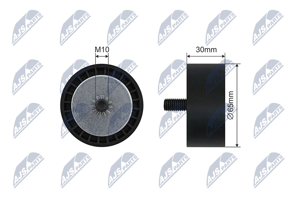 NTY RNK-BM-064 Spannrolle, Keilrippenriemen