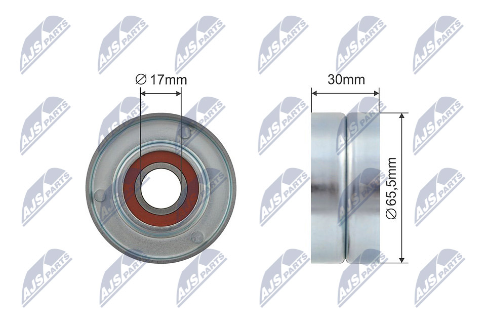 NTY RNK-CH-019 Spannrolle, Keilrippenriemen