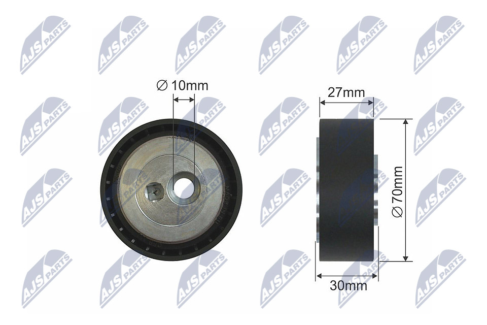 NTY RNK-CT-008 Spannrolle, Keilrippenriemen