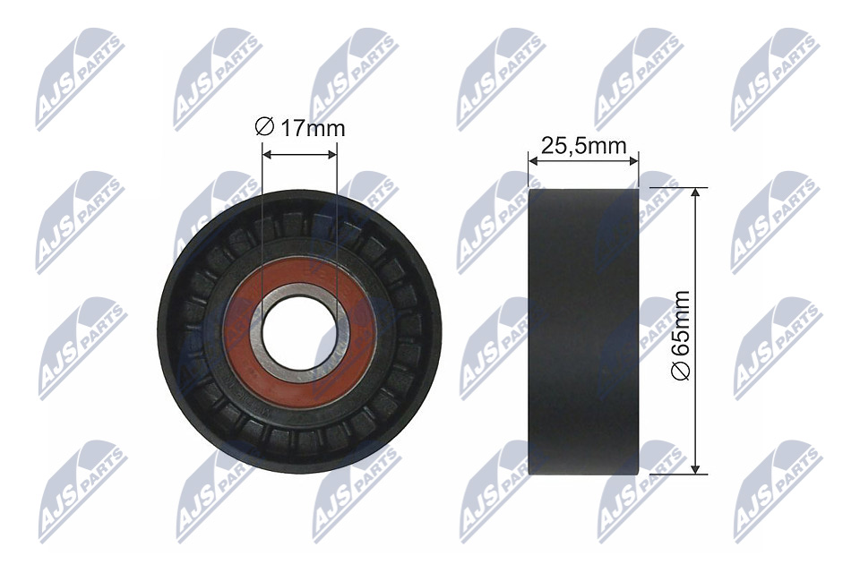 NTY RNK-CT-026 Spannrolle, Keilrippenriemen