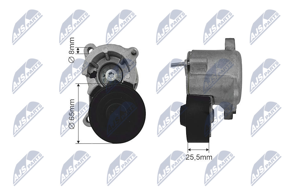 NTY RNK-CT-032 Spannrolle, Keilrippenriemen