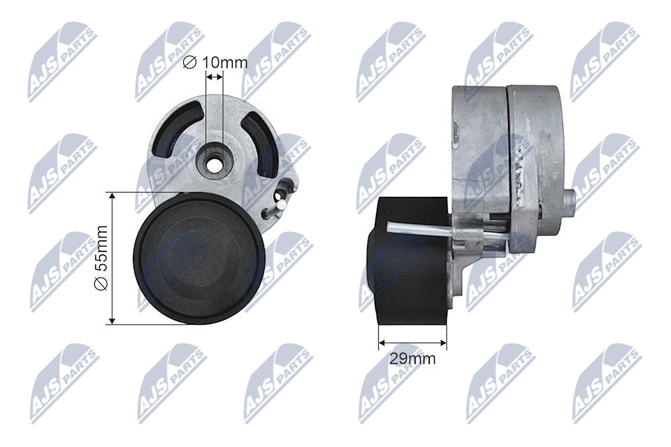 NTY RNK-CT-033 Spannrolle, Keilrippenriemen