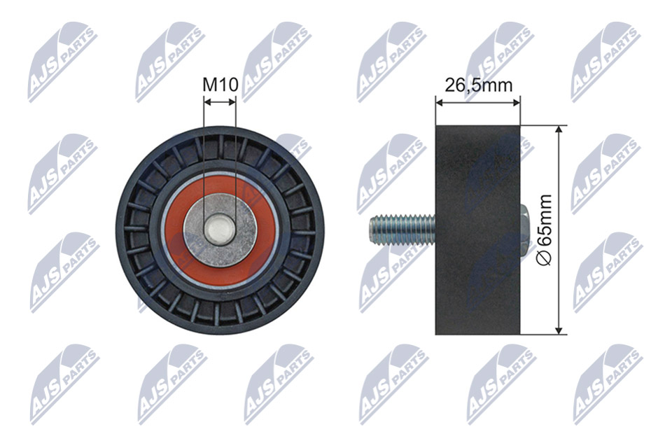 NTY RNK-CT-056 Spannrolle, Keilrippenriemen