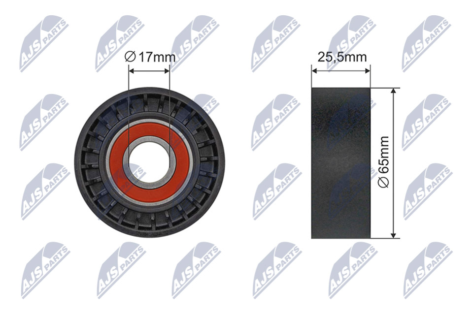 NTY RNK-CT-060 Spannrolle, Keilrippenriemen