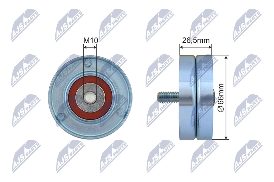 NTY RNK-CT-062 Spannrolle, Keilrippenriemen