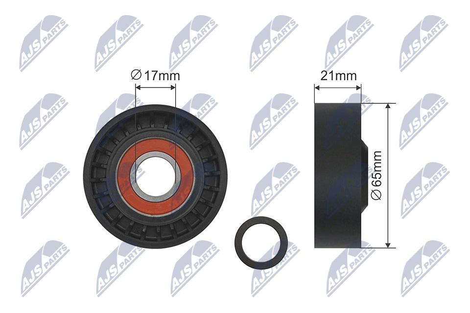NTY RNK-FR-014 Spannrolle, Keilrippenriemen