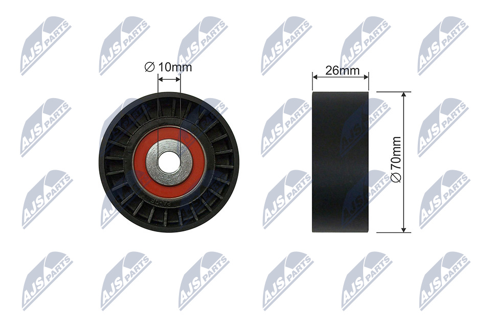 NTY RNK-FR-058 Spannrolle, Keilrippenriemen
