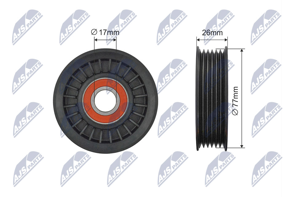 NTY RNK-FR-060 Spannrolle, Keilrippenriemen