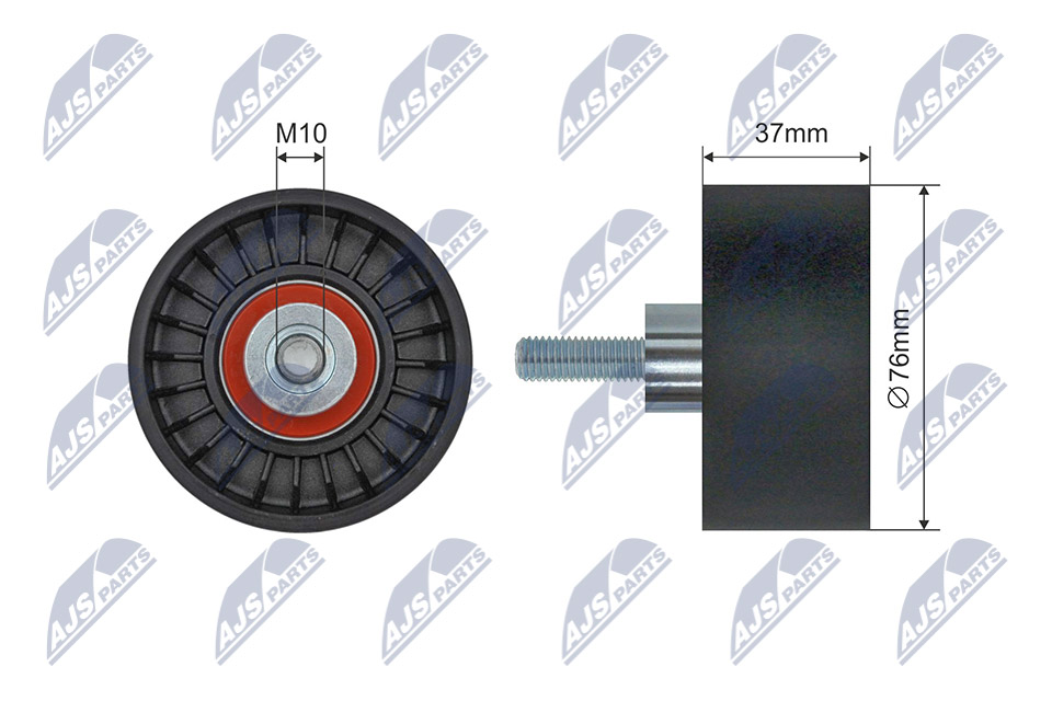 NTY RNK-FR-061 Spannrolle, Keilrippenriemen