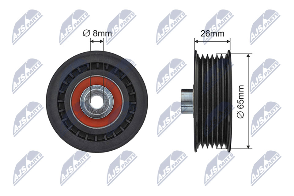 NTY RNK-FR-062 Spannrolle, Keilrippenriemen