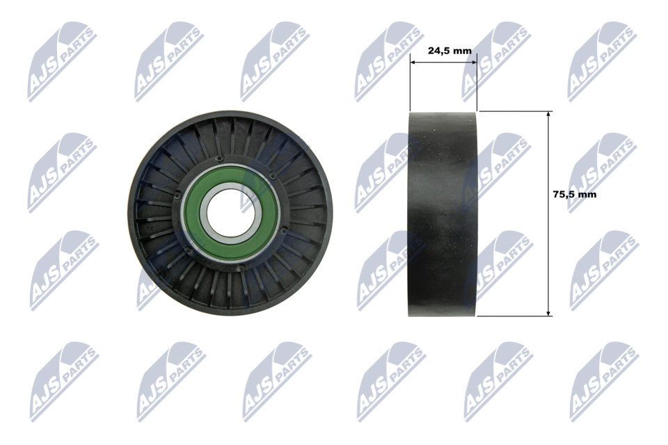 NTY RNK-FR-069 Spannrolle, Keilrippenriemen