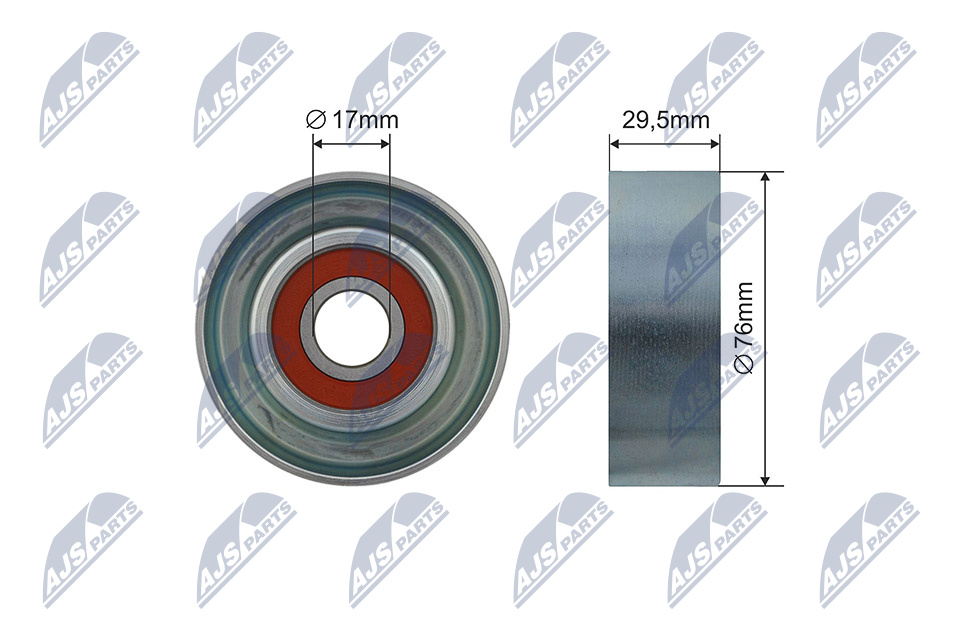 NTY RNK-HD-025 Spannrolle, Keilrippenriemen