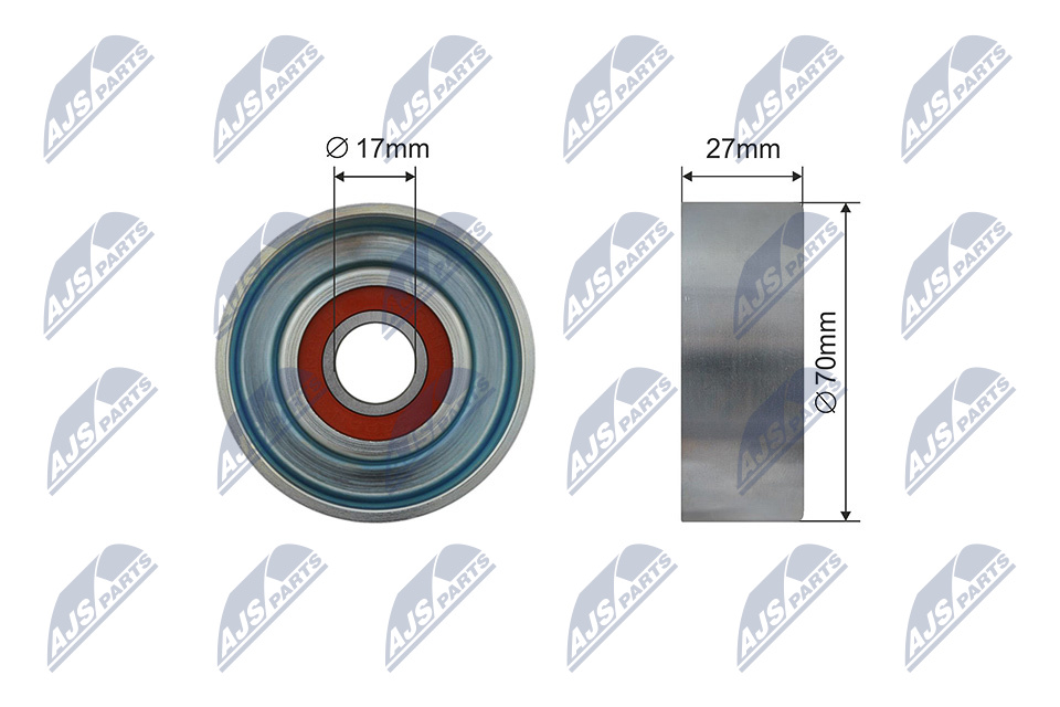 NTY RNK-HD-026 Spannrolle, Keilrippenriemen