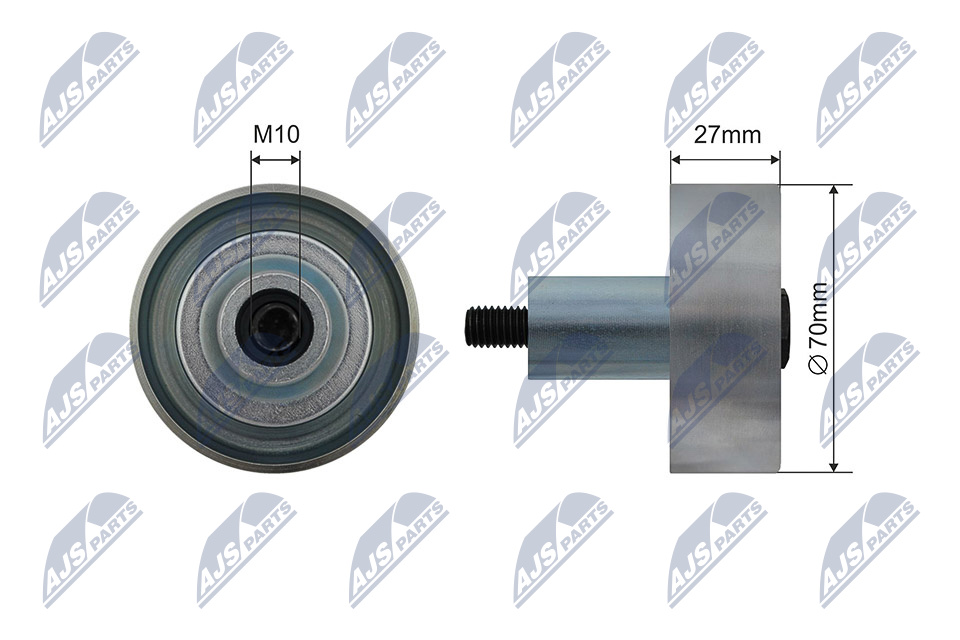 NTY RNK-HD-027 Spannrolle, Keilrippenriemen