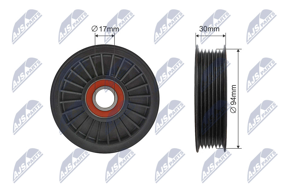 NTY RNK-HD-031 Spannrolle, Keilrippenriemen