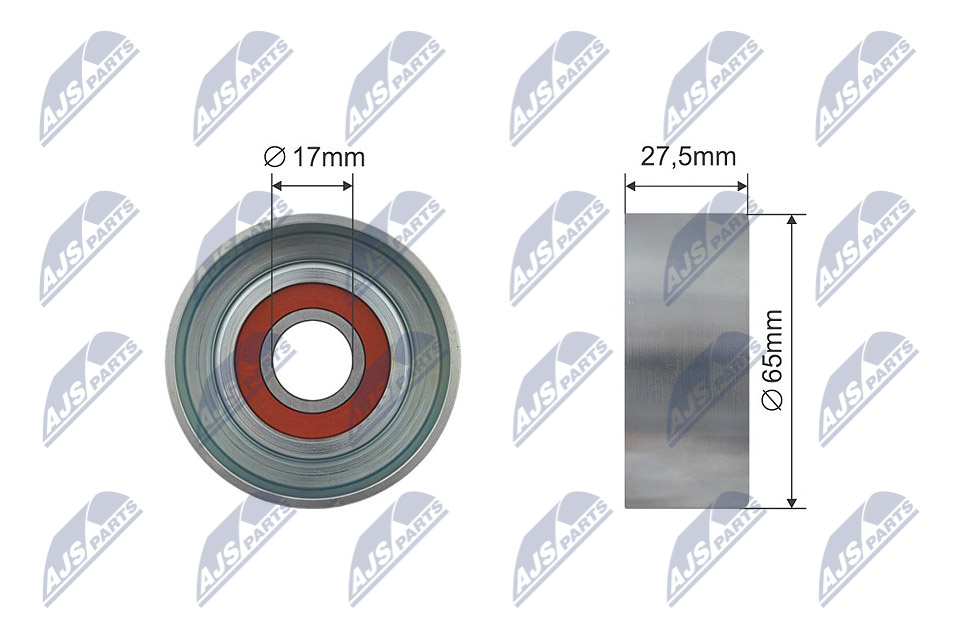 NTY RNK-HY-002 Spannrolle, Keilrippenriemen