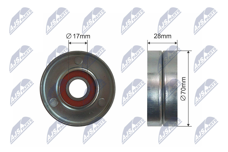 NTY RNK-KA-004 Spannrolle, Keilrippenriemen