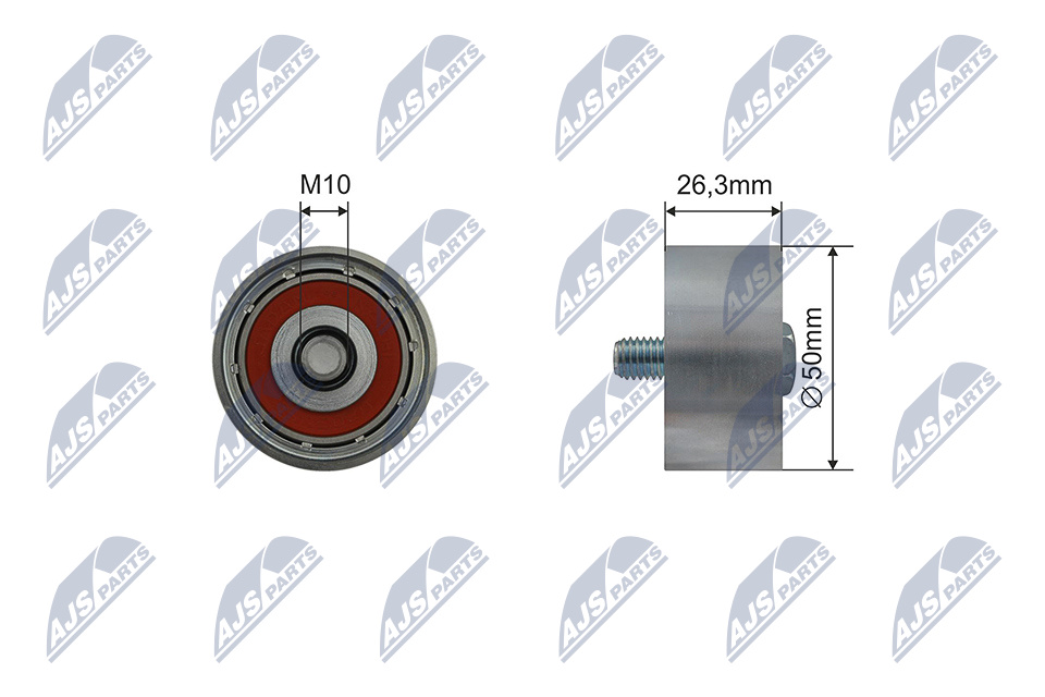 NTY RNK-KA-014 Spannrolle, Keilrippenriemen