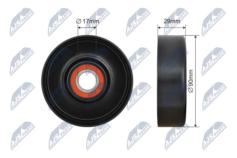 NTY RNK-LR-020 Spannrolle, Keilrippenriemen