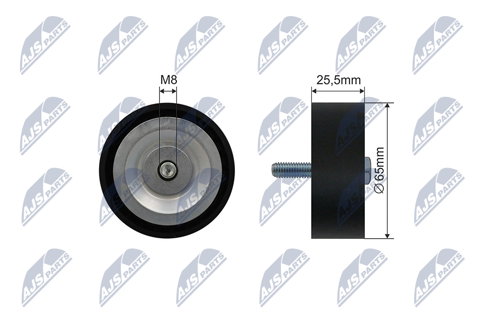 NTY RNK-ME-050 Spannrolle, Keilrippenriemen
