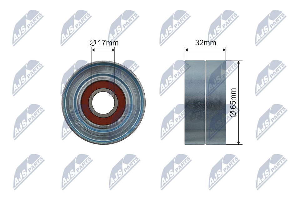 NTY RNK-ME-060 Spannrolle, Keilrippenriemen