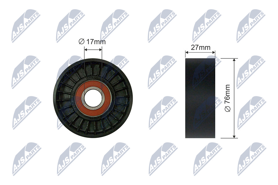 NTY RNK-ME-071 Spannrolle, Keilrippenriemen