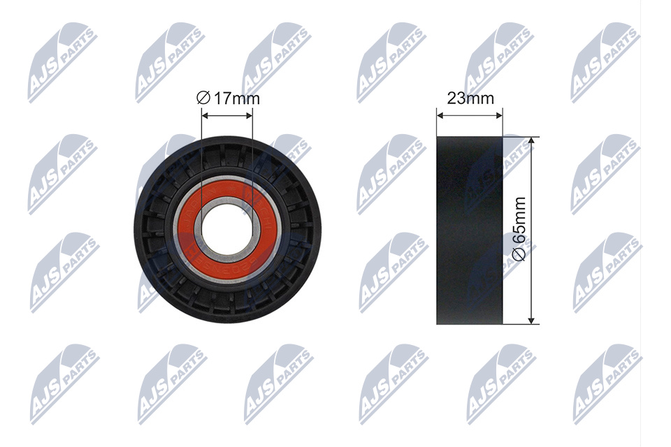 NTY RNK-ME-077 Spannrolle, Keilrippenriemen