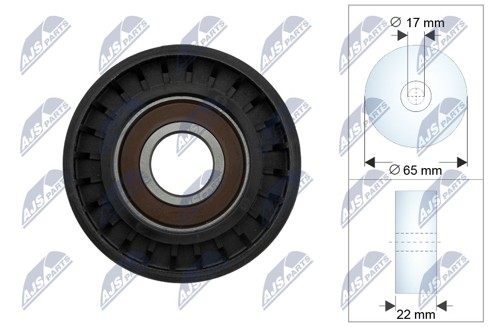 NTY RNK-ME-086 Spannrolle, Keilrippenriemen