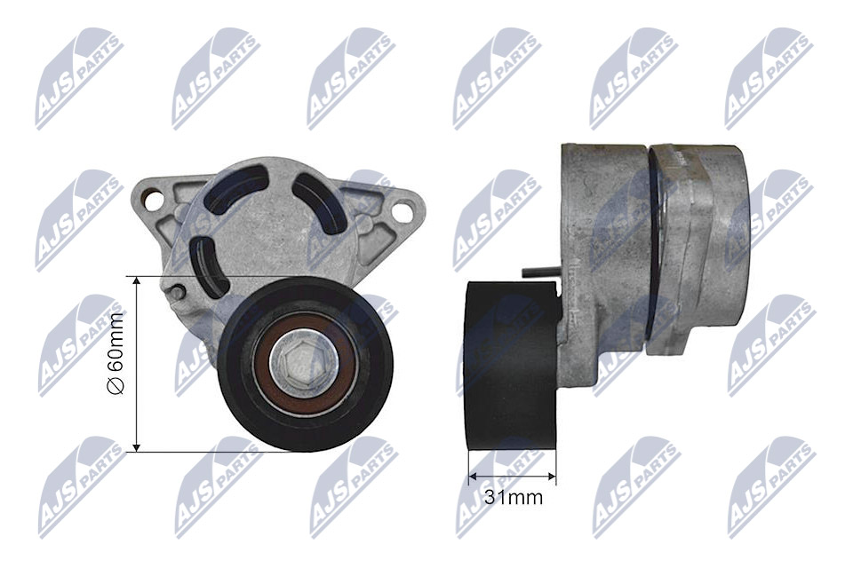 NTY RNK-NS-035 Spannrolle, Keilrippenriemen