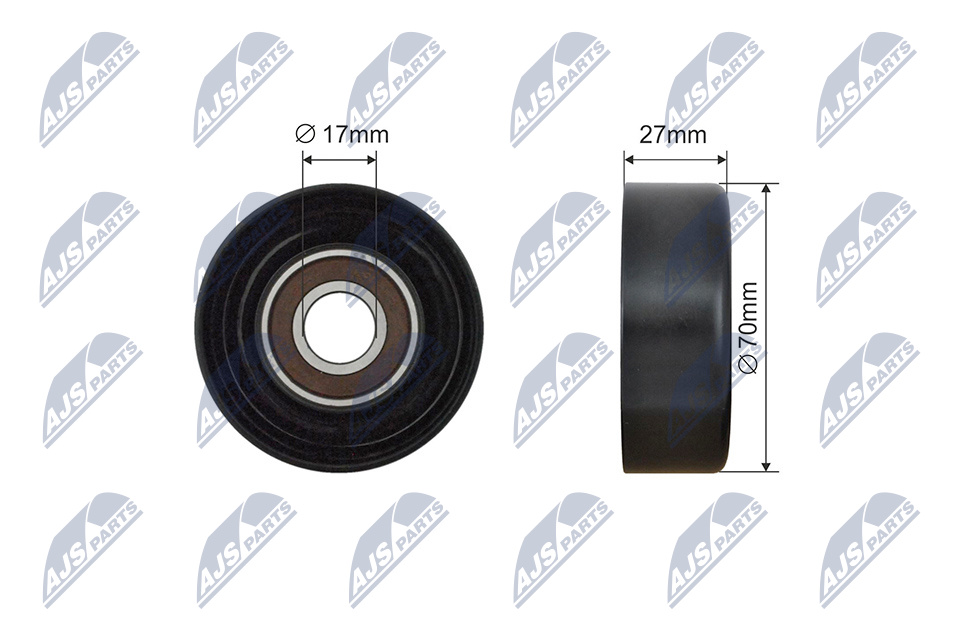 NTY RNK-NS-037 Spannrolle, Keilrippenriemen