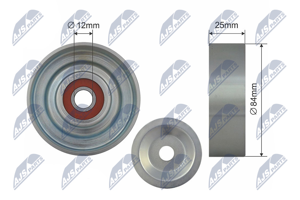 NTY RNK-NS-041 Spannrolle, Keilrippenriemen