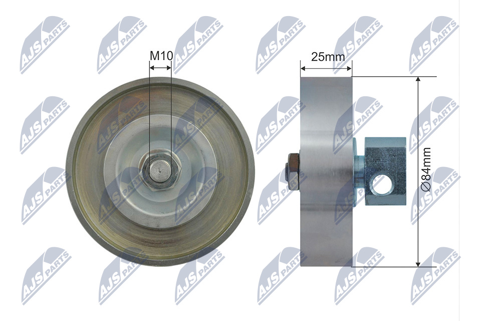 NTY RNK-NS-042 Spannrolle, Keilrippenriemen