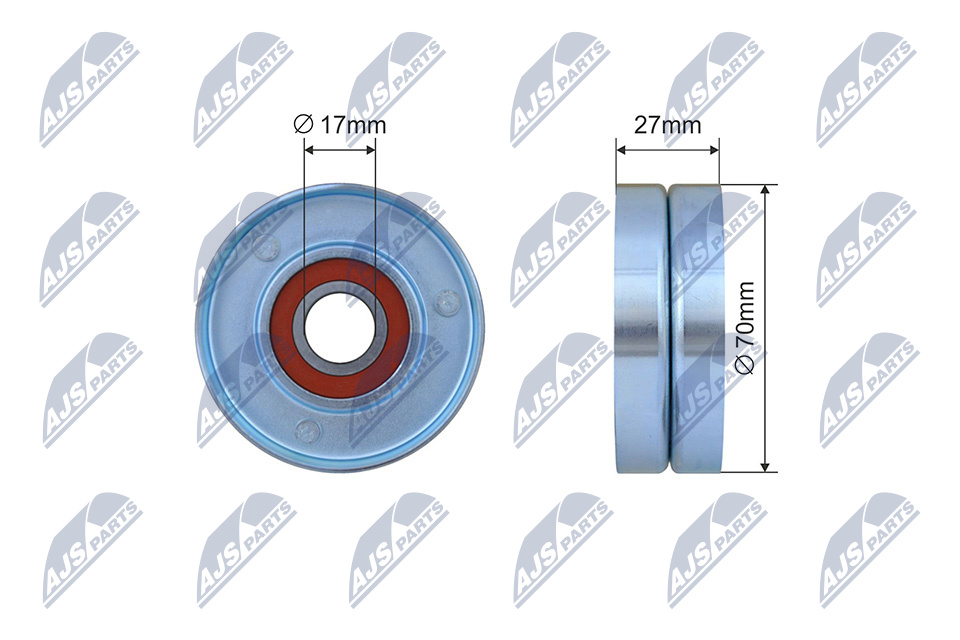 NTY RNK-NS-044 Spannrolle, Keilrippenriemen