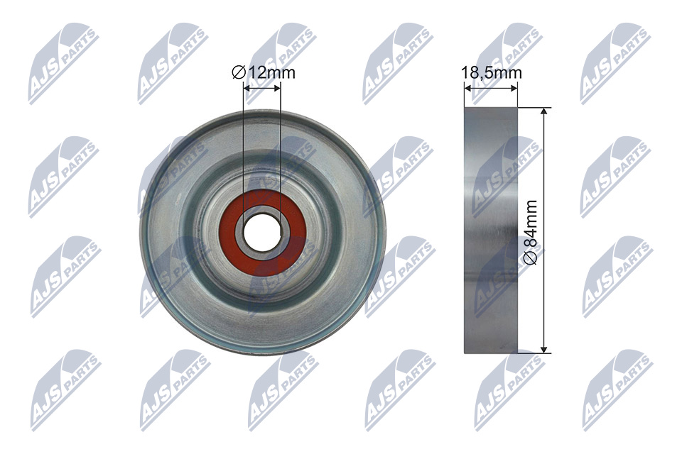 NTY RNK-NS-047 Spannrolle, Keilrippenriemen