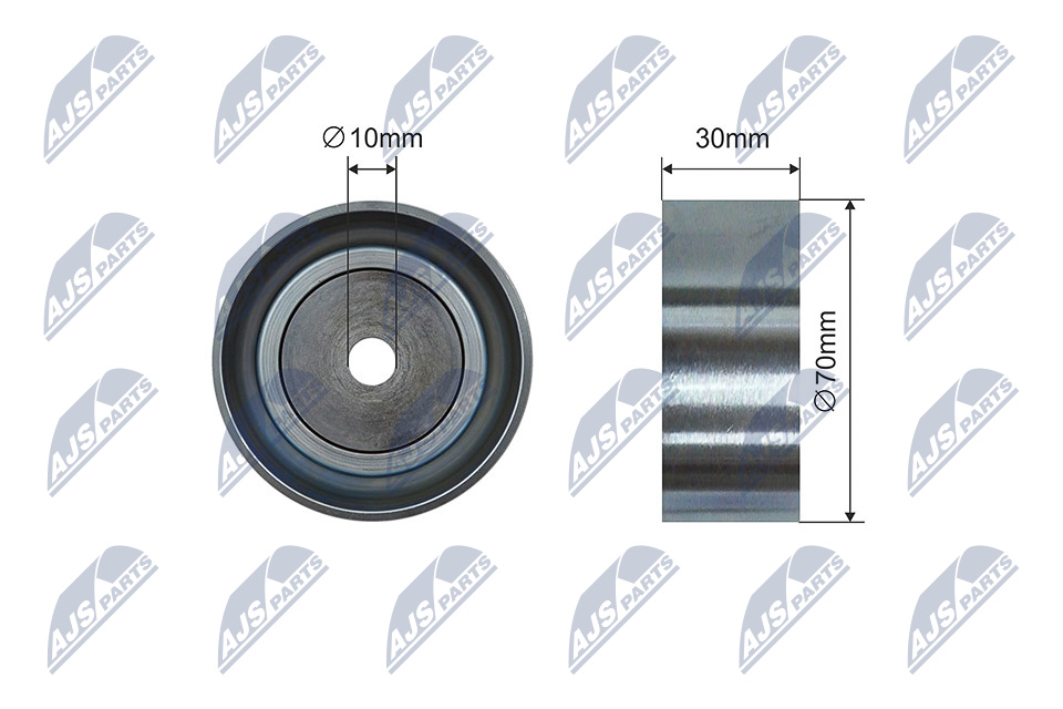 NTY RNK-PE-012 Spannrolle, Keilrippenriemen